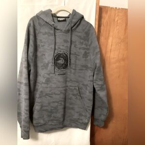 ALPHALETE Camouflage hoodie for running errands,jogging ,gym  SZ M